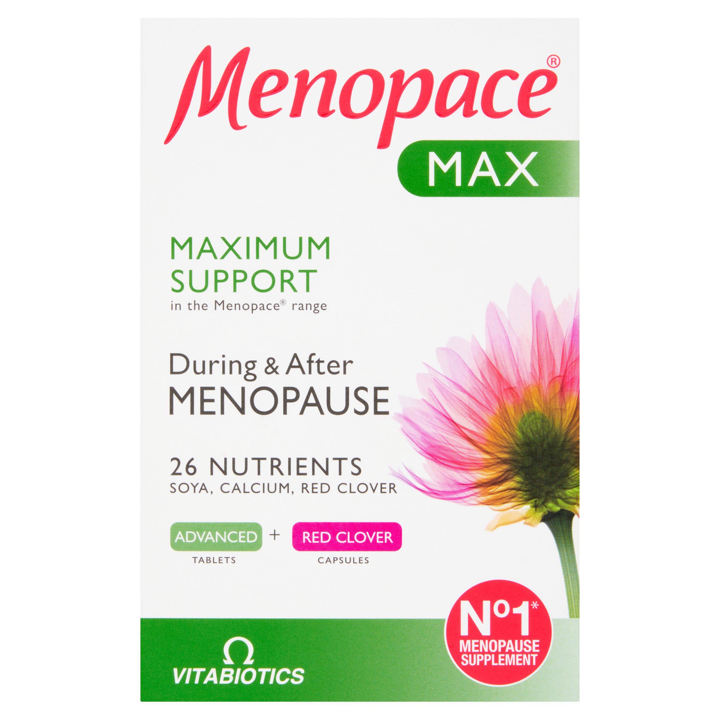 Vitabiotics Menopace Max Tablets/Capsules x84 GOODS Sainsburys   