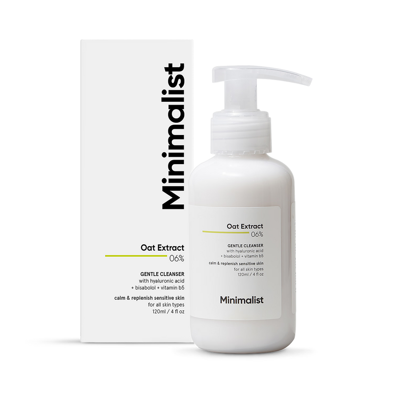 Minimalist Oat Extract Gentle Cleanser 120ml (British brand)