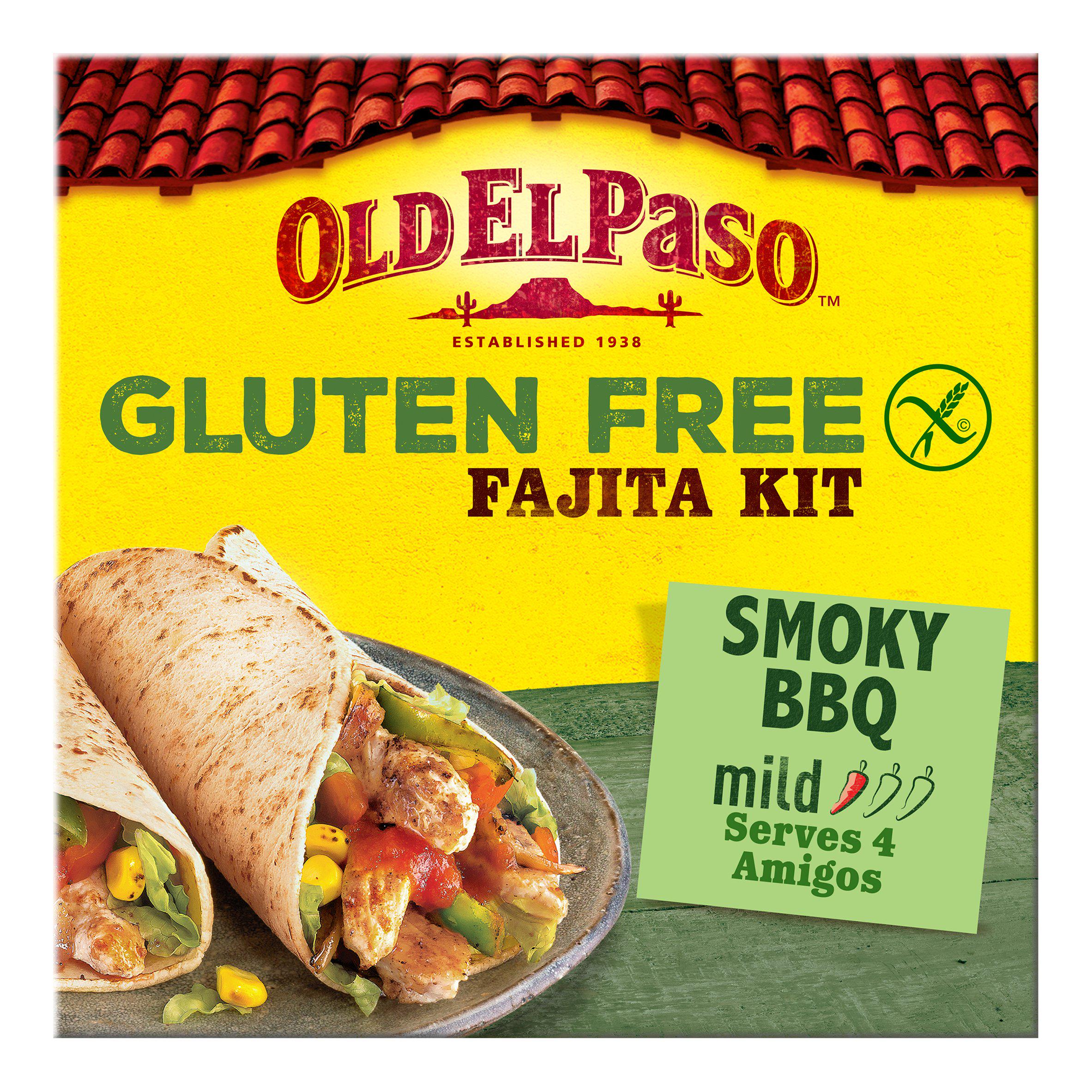 Old El Paso Mexican Gluten Free Fajita Kit Smoky BBQ 462g Mexican Sainsburys   