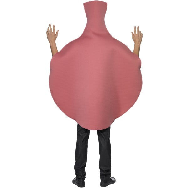 Smiffys whoopie cushion costume pink foam tunic, imported from the UK