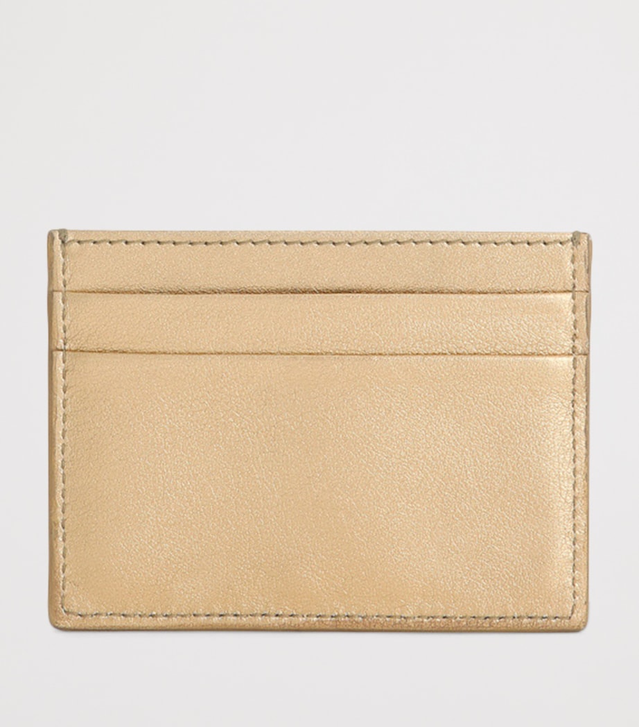 Dolce&Gabbana laminated calfskin logo card holder, UK version
