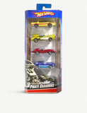 Hot Wheels Five-Car Pack die-cast cars, imported from the UK