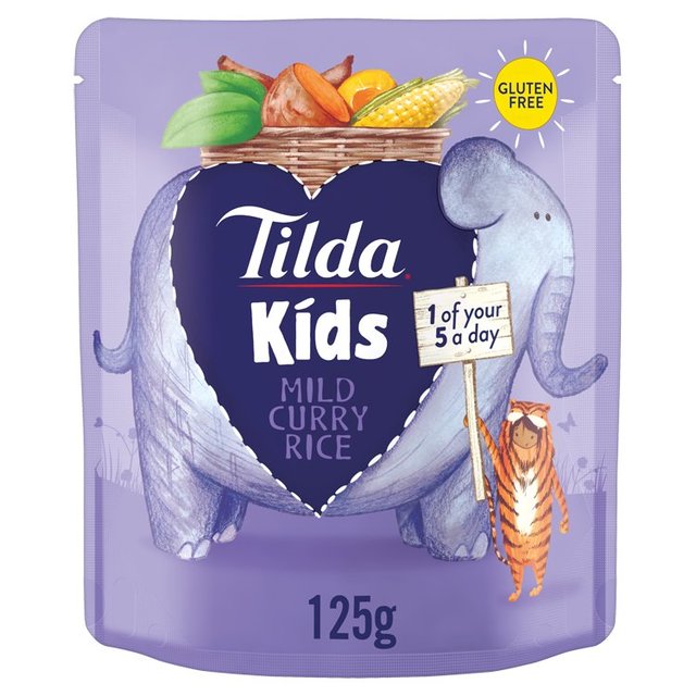 Tilda Kids Mild Curry Rice   125g