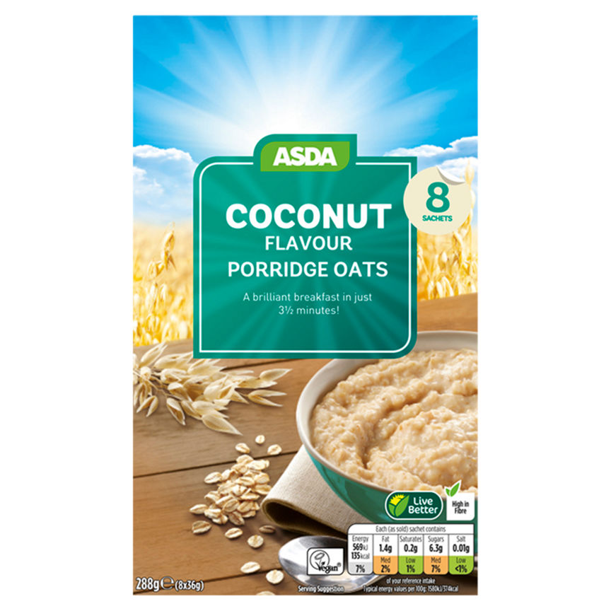 ASDA Coconut Flavour Porridge Oats GOODS ASDA   