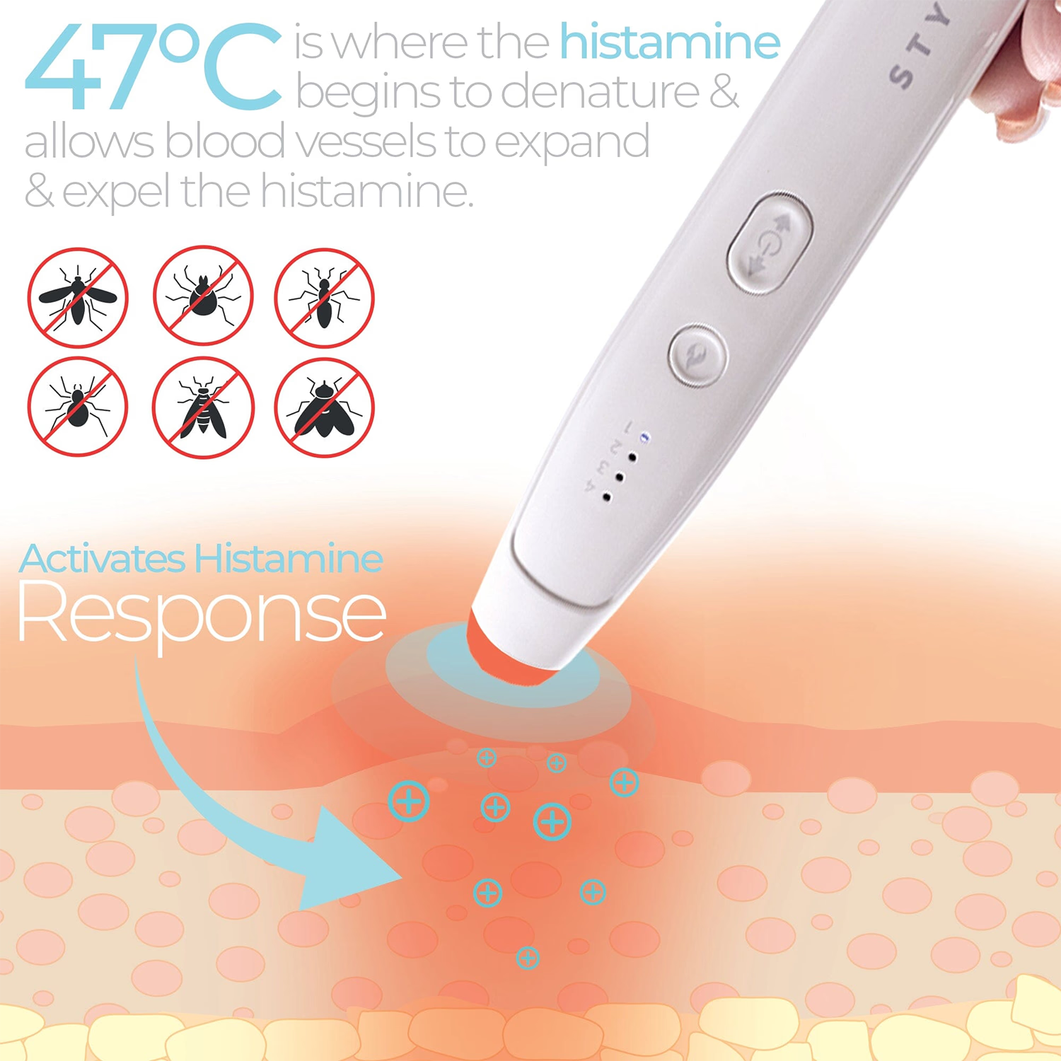Stylpro heated insect bite pen - British product