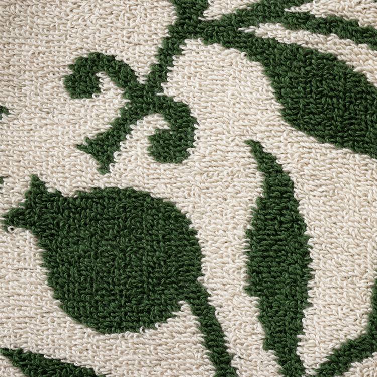 Green Rosehip bath sheet Habitat Morris & Co. 150x100cm - British product