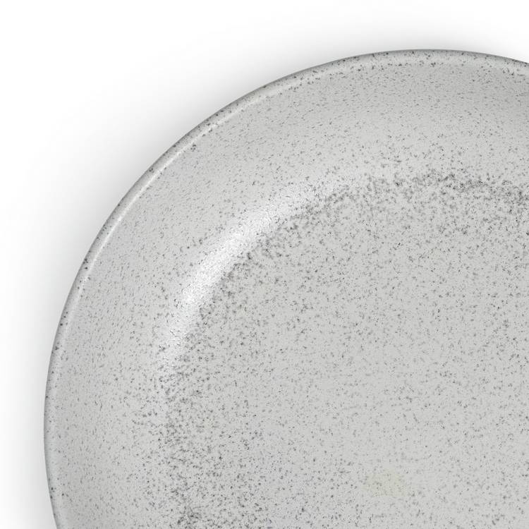 Habitat textured ripple pasta bowls chalk grey 4 piece set, imported from the UK