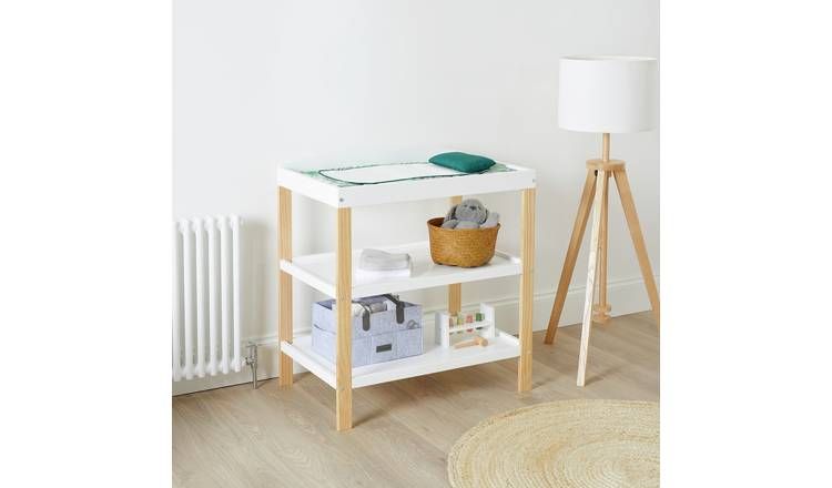 Ickle Bubba Coleby Scandi Open Changing Unit - White GOODS Argos