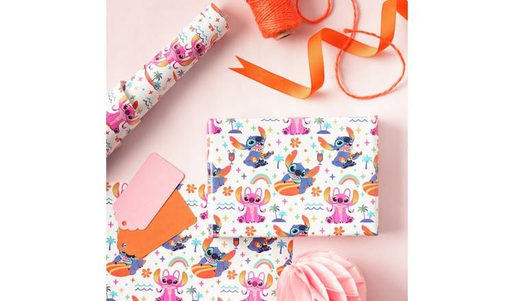 Disney Stitch 2 Rolls Wrapping Paper Set