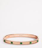 MARLI New York rose gold diamond agate bangle - British product