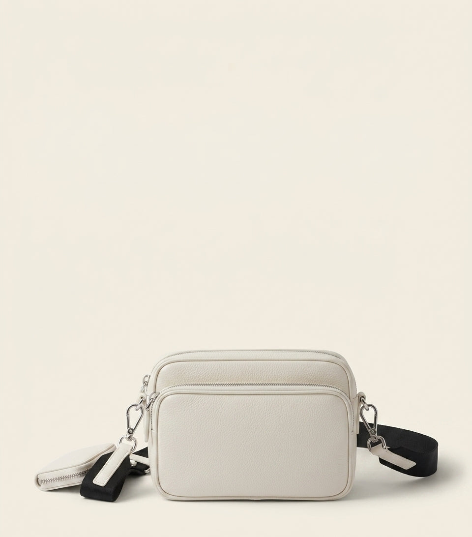 Prada Saffiano Leather Shoulder Bag with crosshatch pattern (British brand)