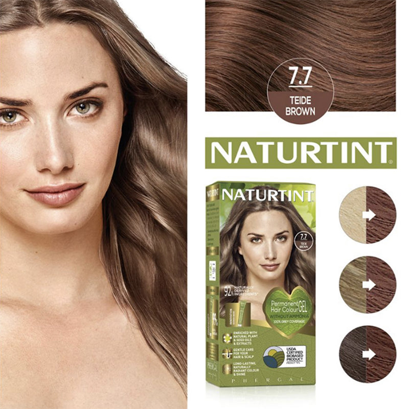 Naturtint permanent hair colour 7.7 Teide Brown - British product