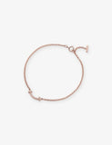 Tiffany T Smile 18ct rose-gold diamond bracelet, imported from the UK