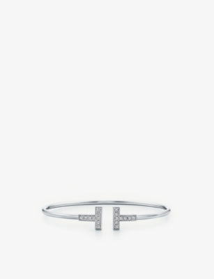 Tiffany & Co. diamond white-gold bracelet, UK version