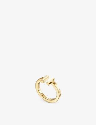Tiffany T square ring 18k yellow-gold - British product