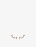 Tiffany & Co. T Smile rose gold diamond earrings - British product