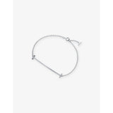 Tiffany T Smile 18ct white-gold and diamond bracelet - S
