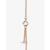 Tiffany 18ct rose-gold diamond bracelet, fits 16cm wrist, imported from the UK