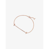 Tiffany T Smile 18ct rose-gold and diamond bracelet - S