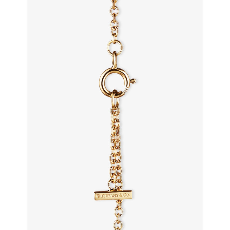Tiffany T Smile yellow gold diamond bracelet, UK version