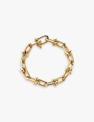 Tiffany 18ct gold link bracelet medium size - British product