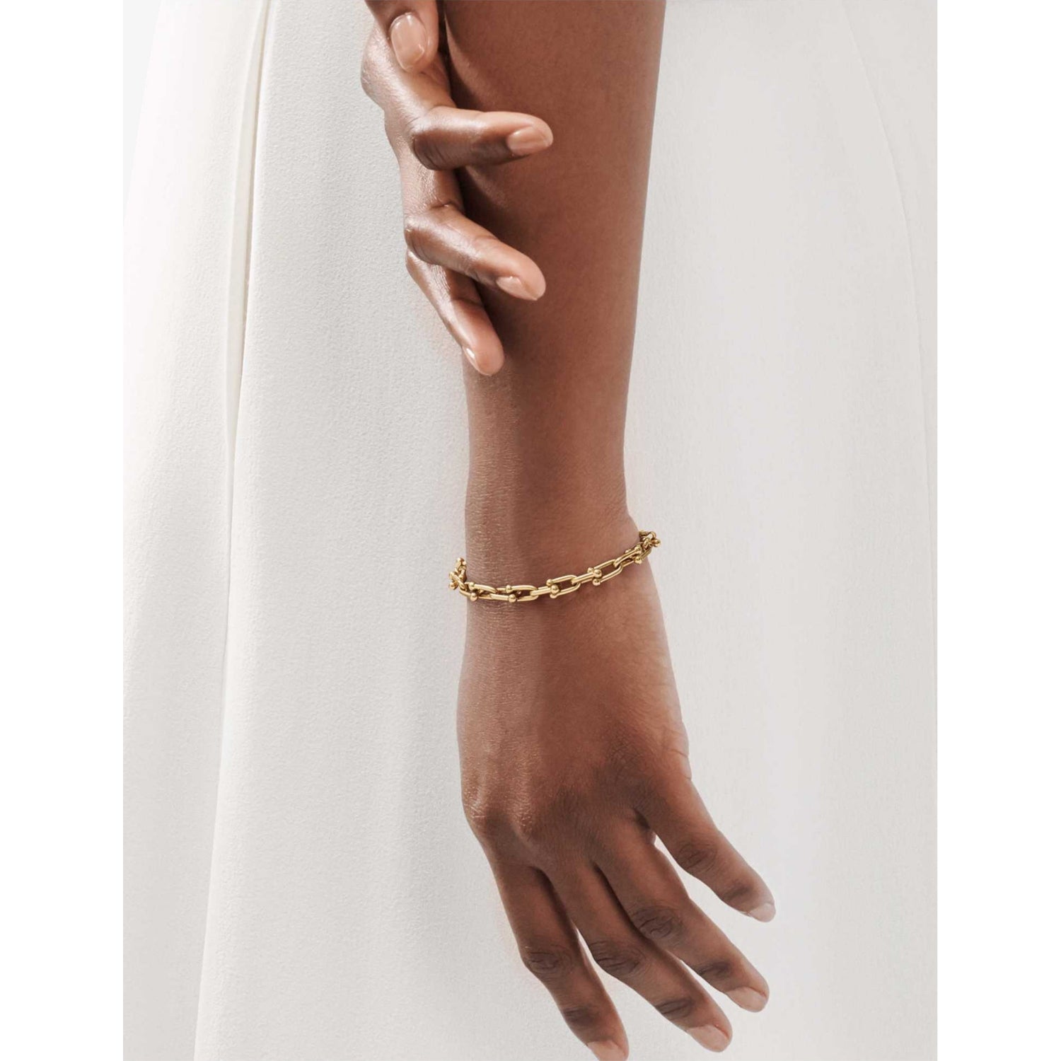 Tiffany & Co HardWear 18ct gold link bracelet size small - British product