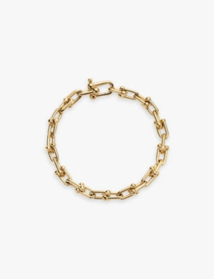 Tiffany & Co HardWear 18ct gold link bracelet size small - British product