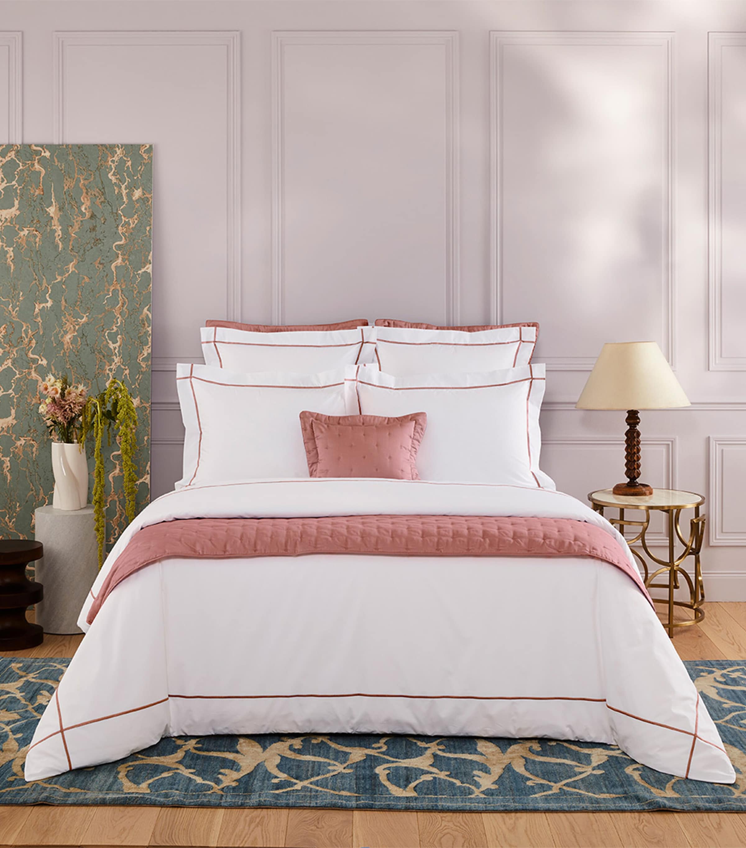 Yves Delorme Athena Santal single duvet cover 140cm x 200cm (British brand)