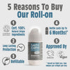 Salt Of The Earth roll-on deodorant vetiver citrus 75ml, imported from the UK