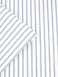 Laura Ashley Smoke Blue Farnworth Stripe wallpaper 10m (British brand)