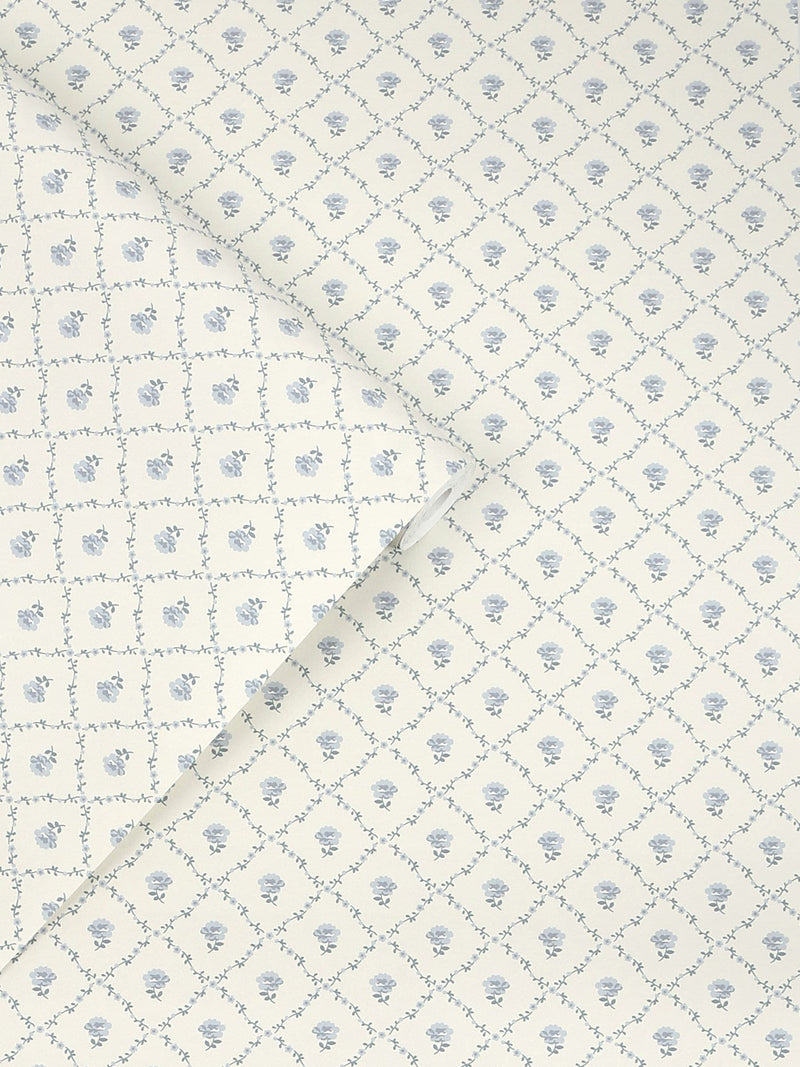 Laura Ashley Seaspray Blue Kate wallpaper 10M, imported from the UK