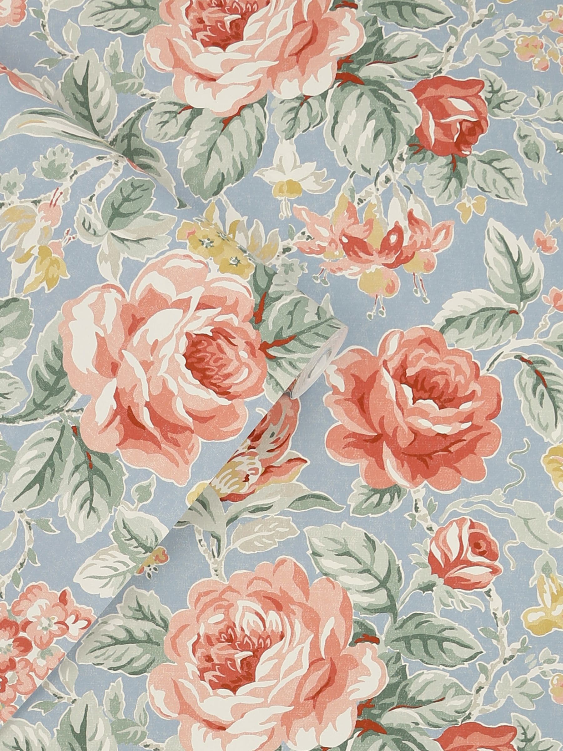 Laura Ashley Wild Roses wallpaper 10m, imported from the UK