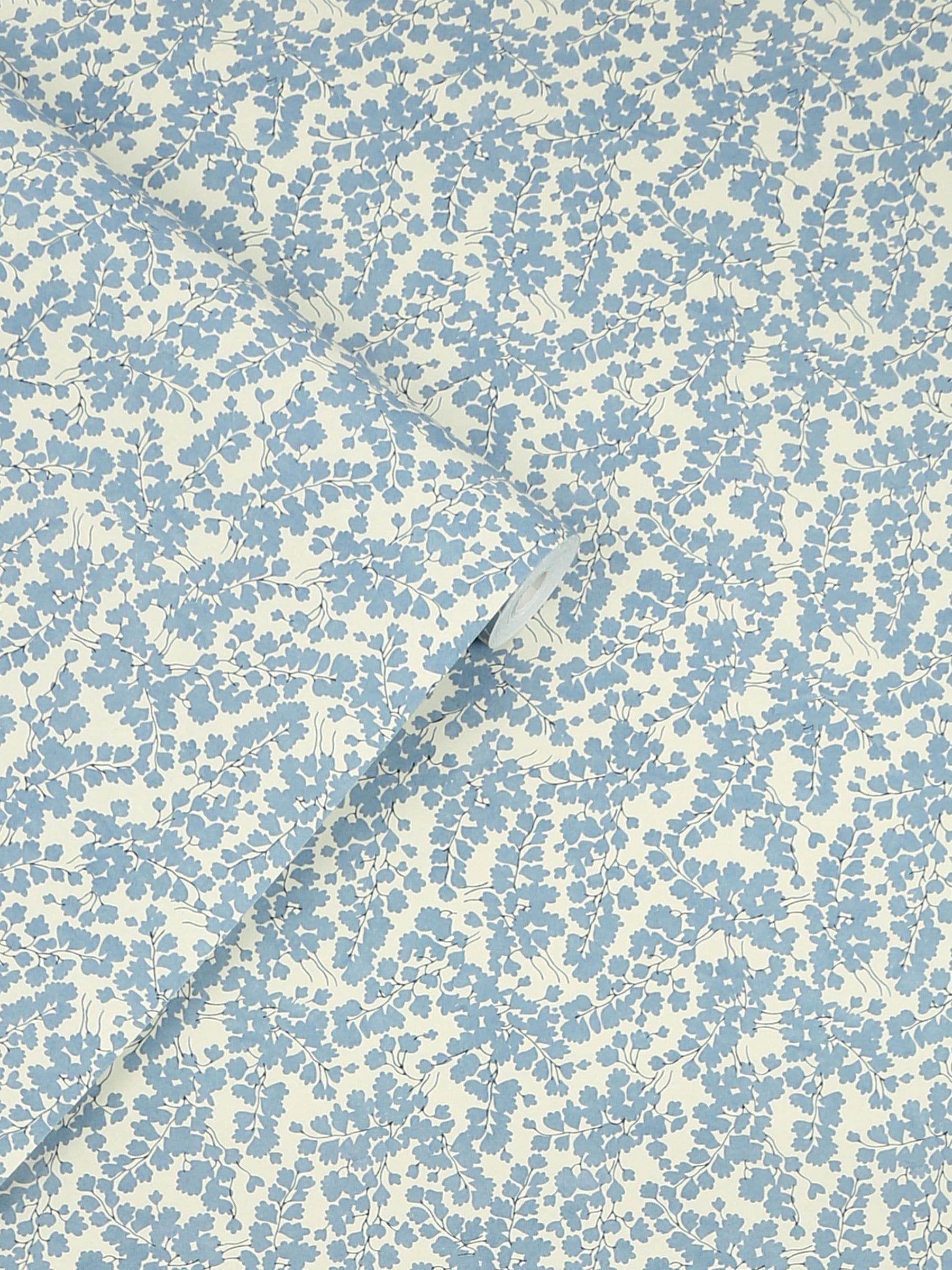 Laura Ashley wallpaper Newport Blue Cariad Spray 10m, imported from the UK