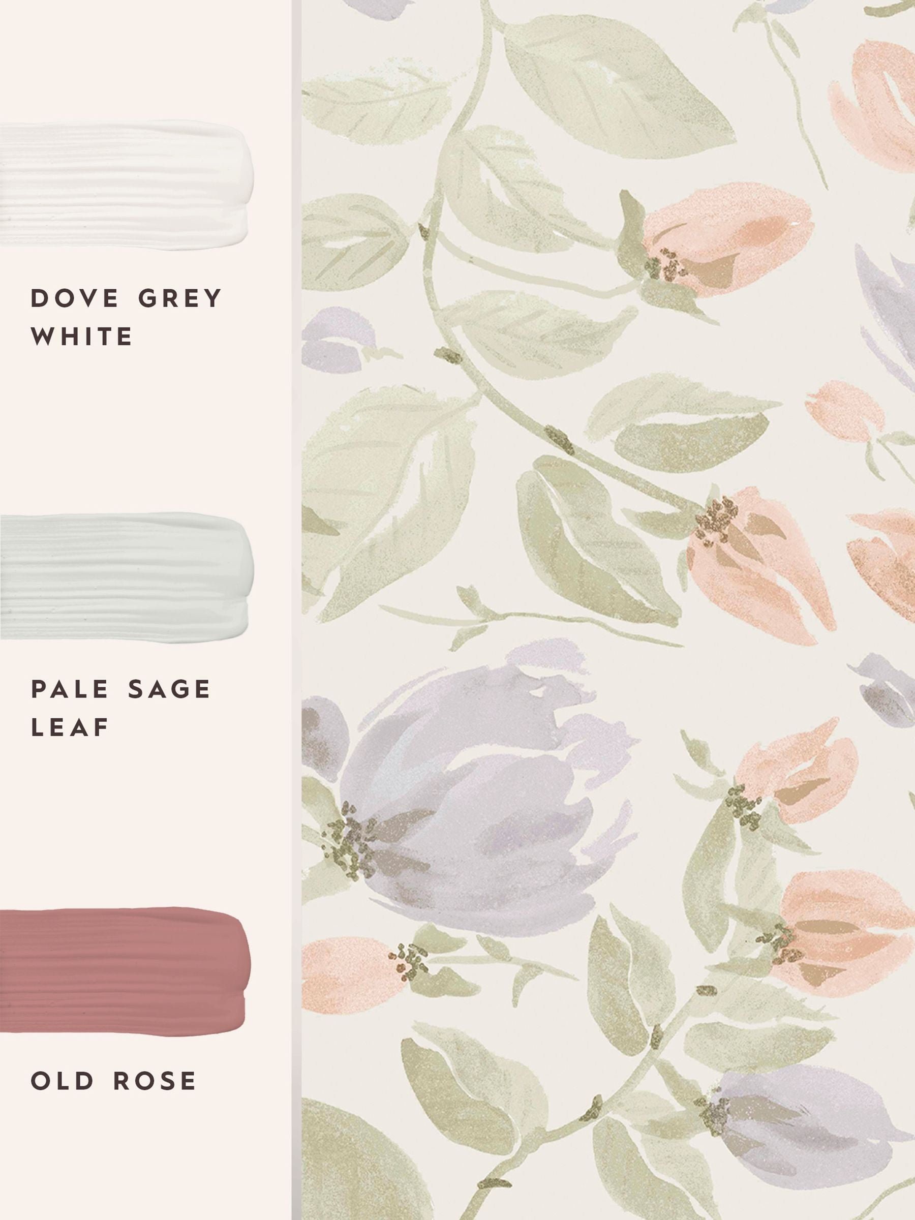 Laura Ashley Orisia Peony wallpaper sage green 10m, imported from the UK