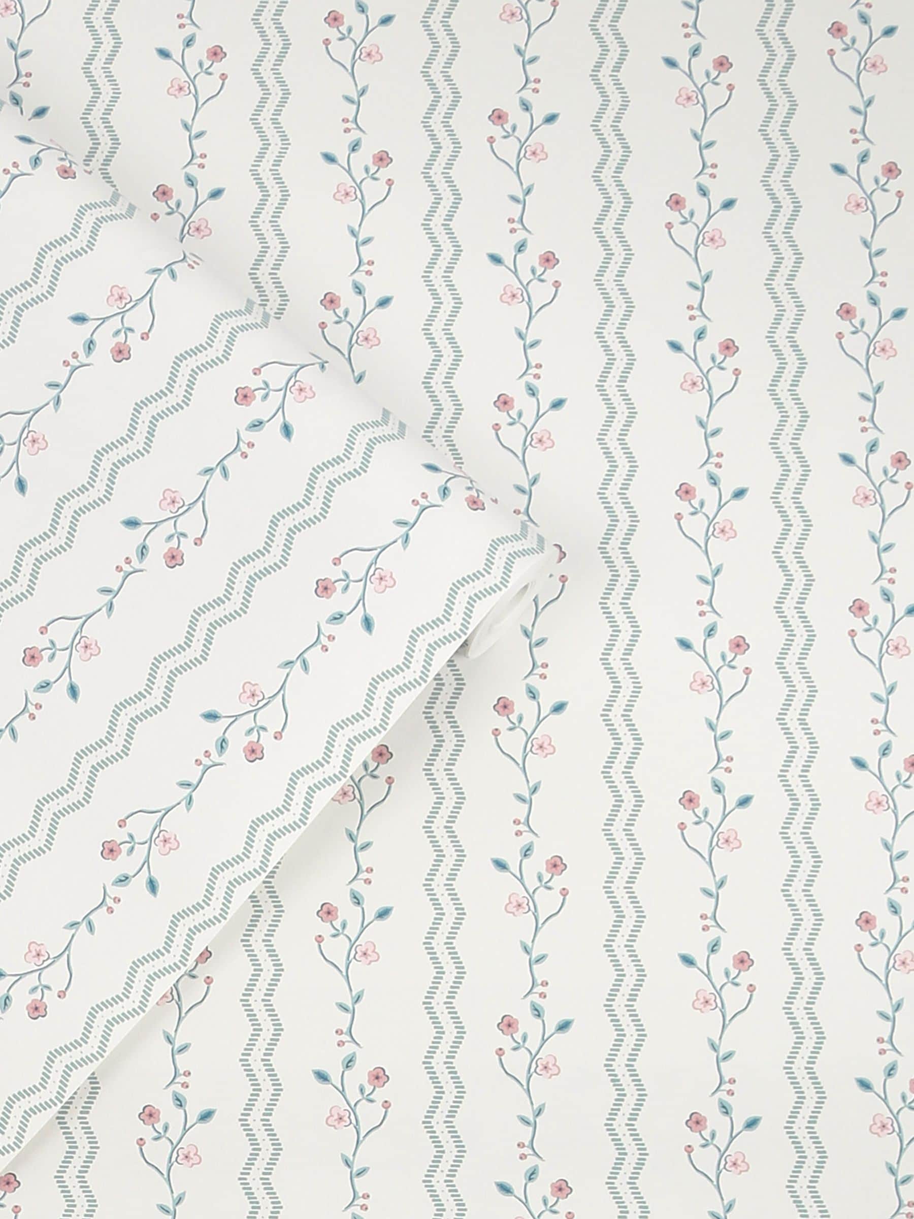 Laura Ashley Blencow Stripe wallpaper 10m - British product