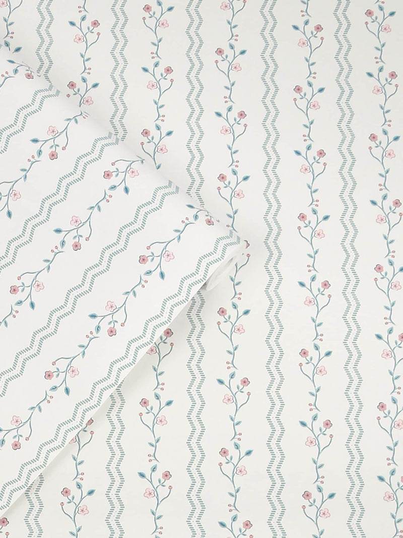 Laura Ashley Blencow Stripe wallpaper 10m - British product