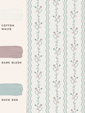 Laura Ashley Blencow Stripe wallpaper 10m - British product