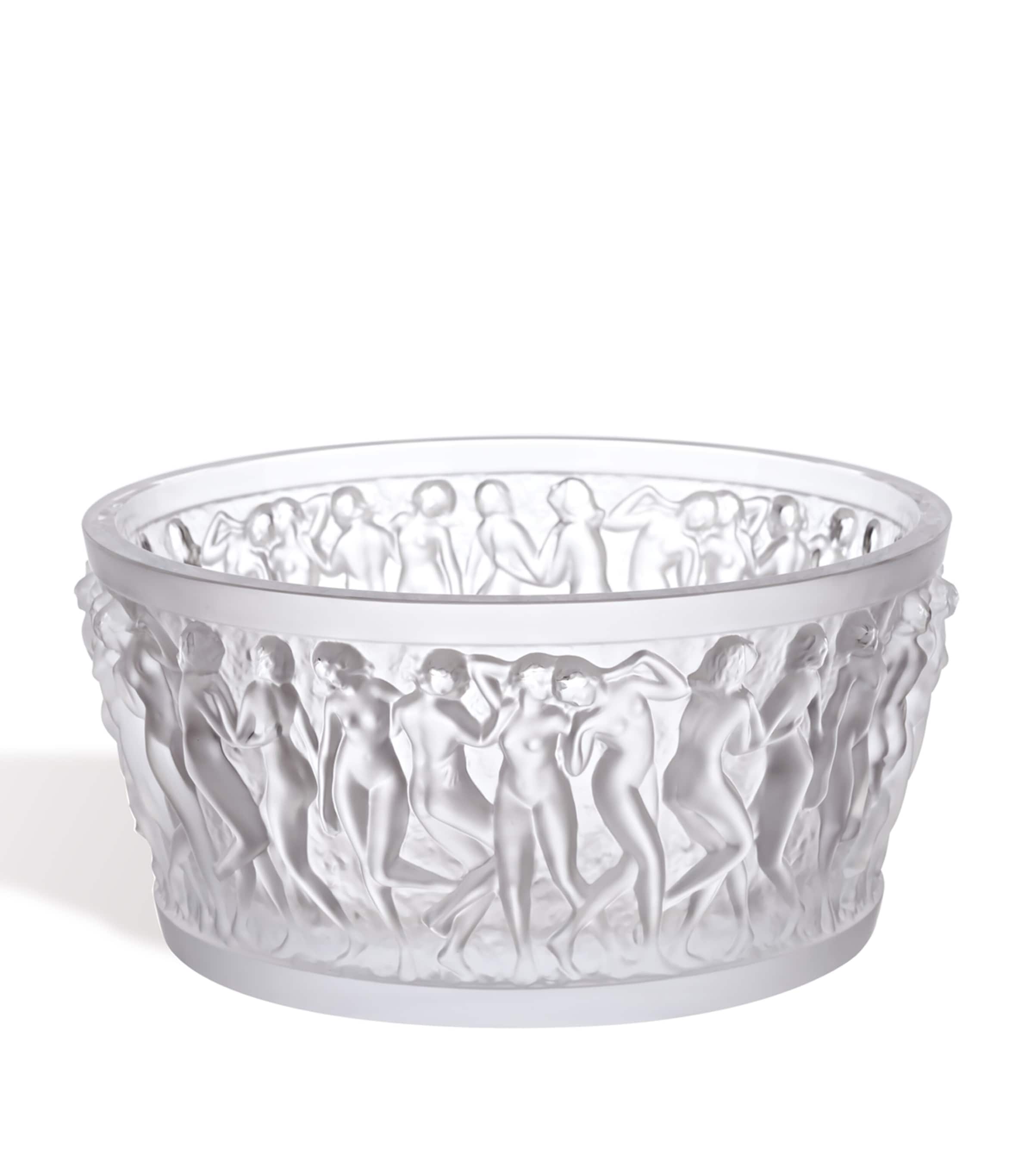 Lalique Bacchantes bowl 29cm, UK version