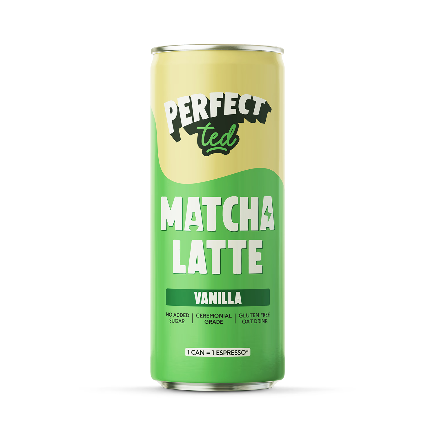 PerfectTed oat matcha latte vanilla 250ml, UK version