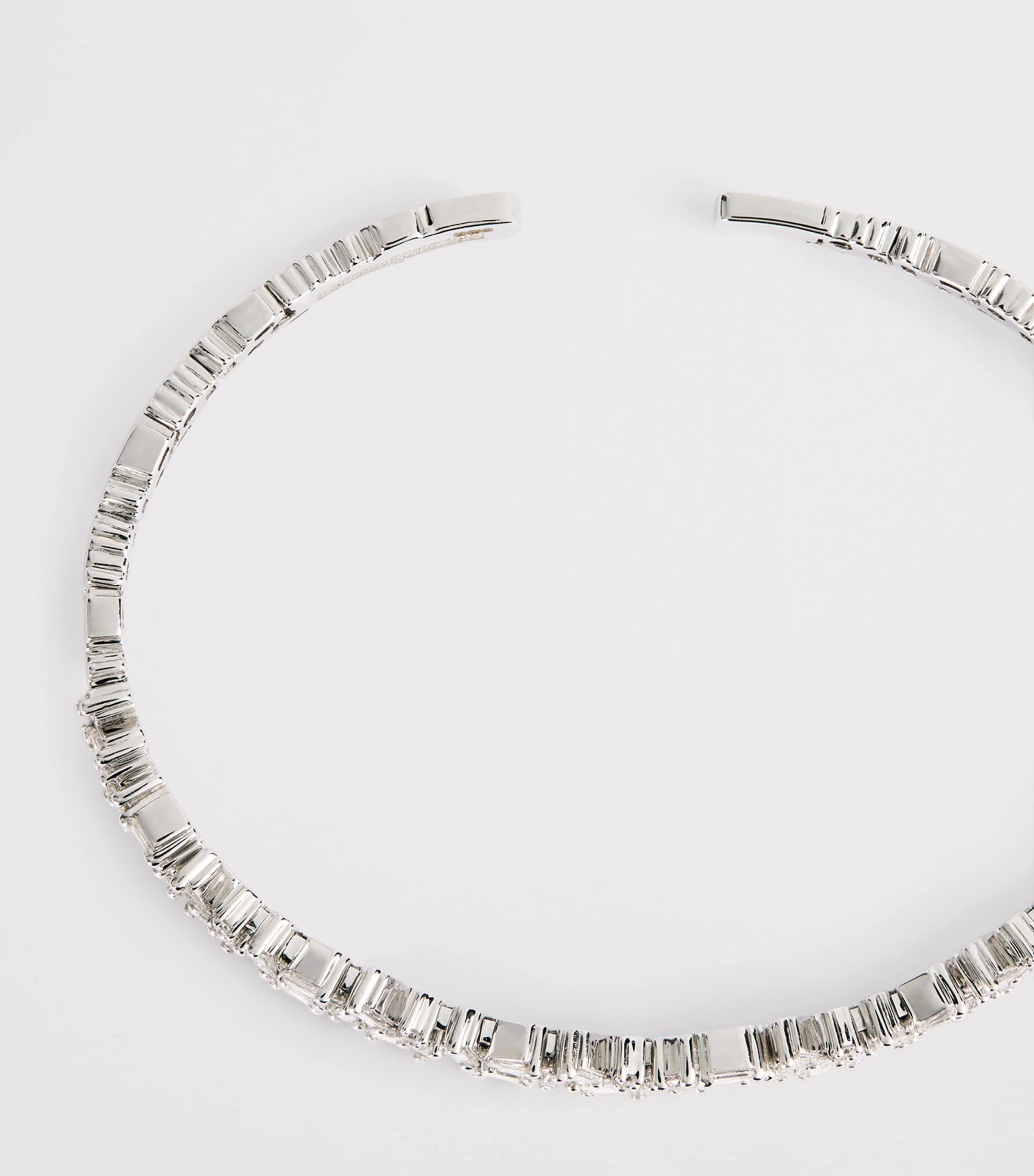 Suzanne Kalan Classic Sparkler bangle 18kt white gold diamonds - British product