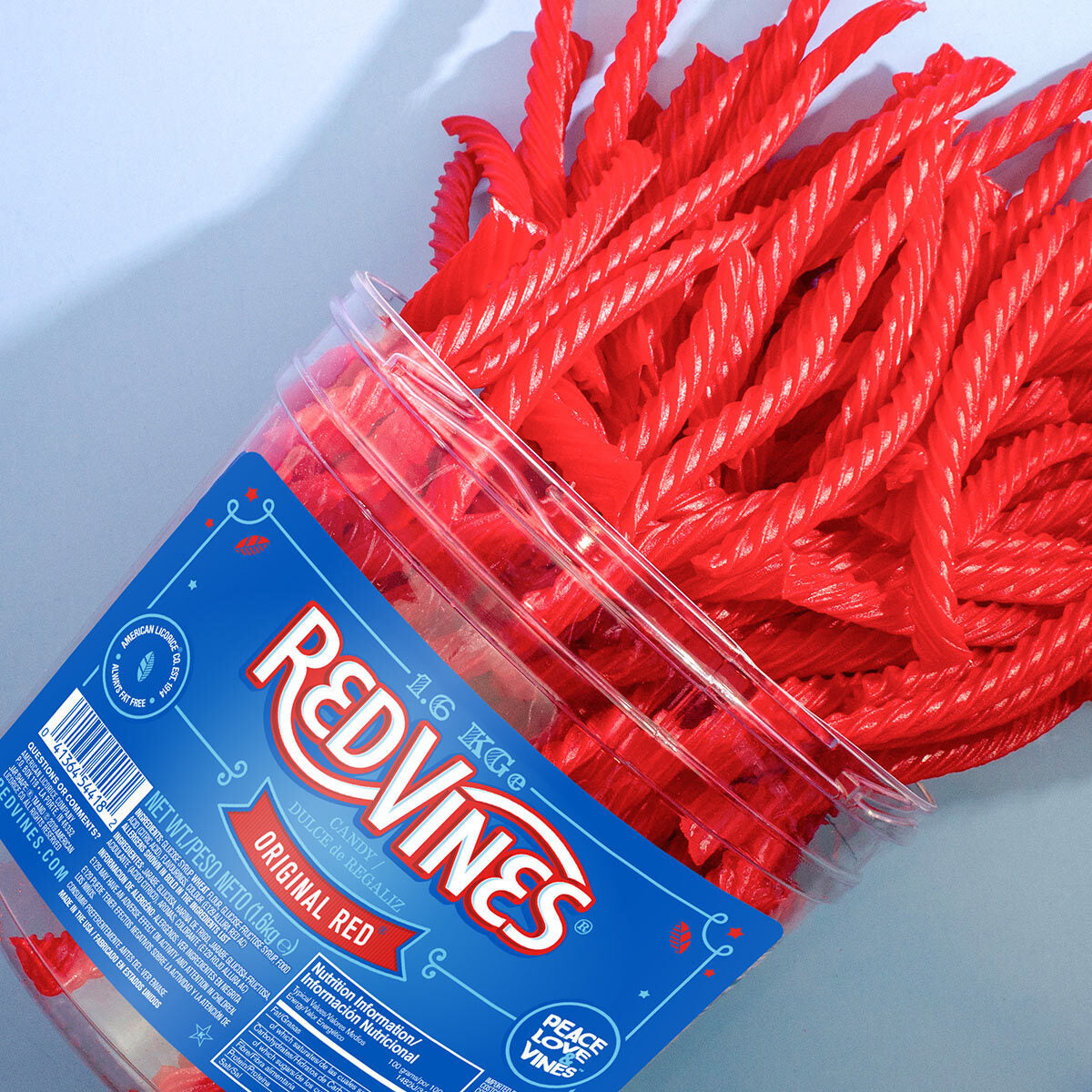 Red Vines Original Twists 1.6kg, imported from the UK