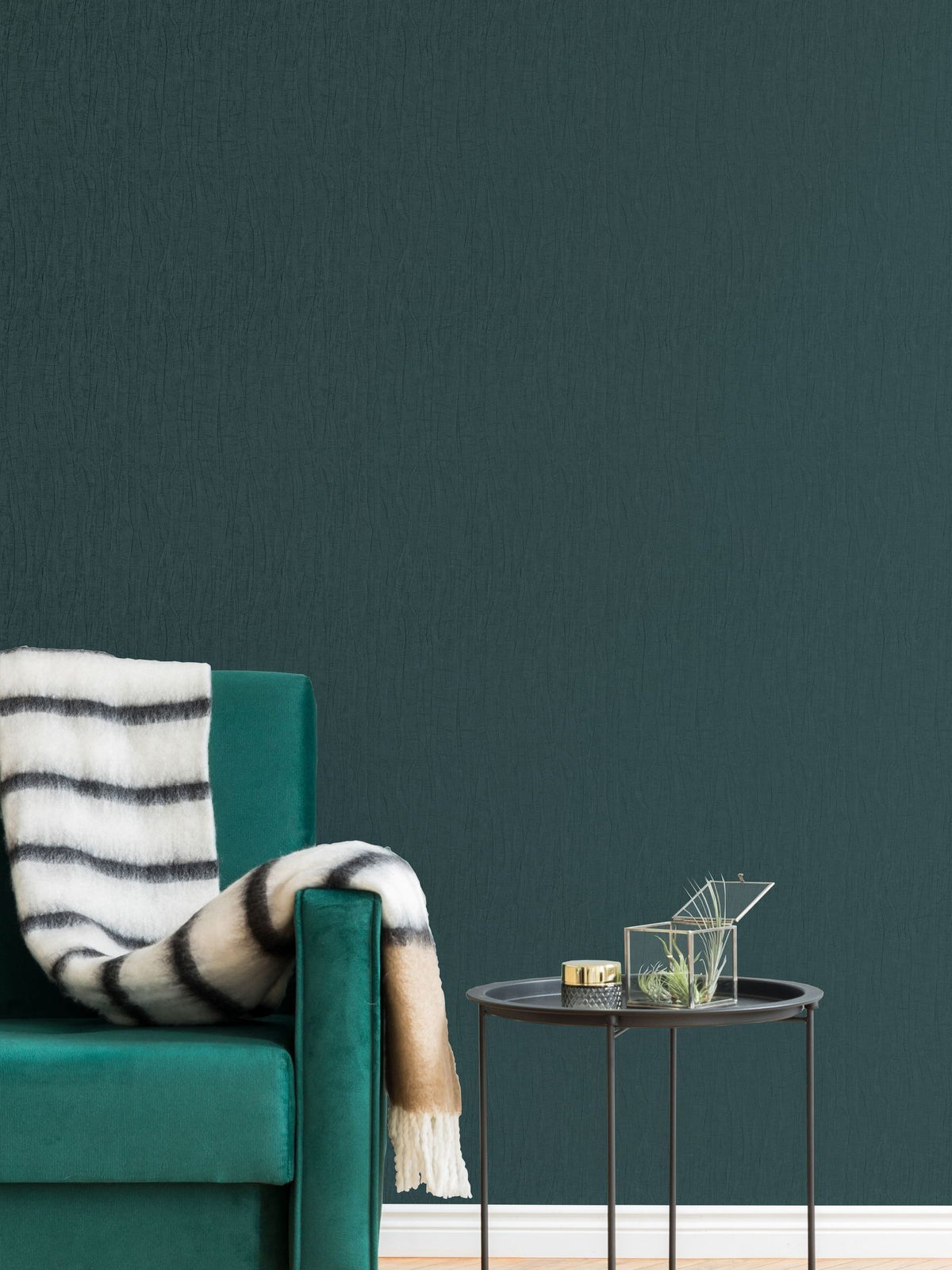 Boutique Grey Marquise Plain Wallpaper 10M