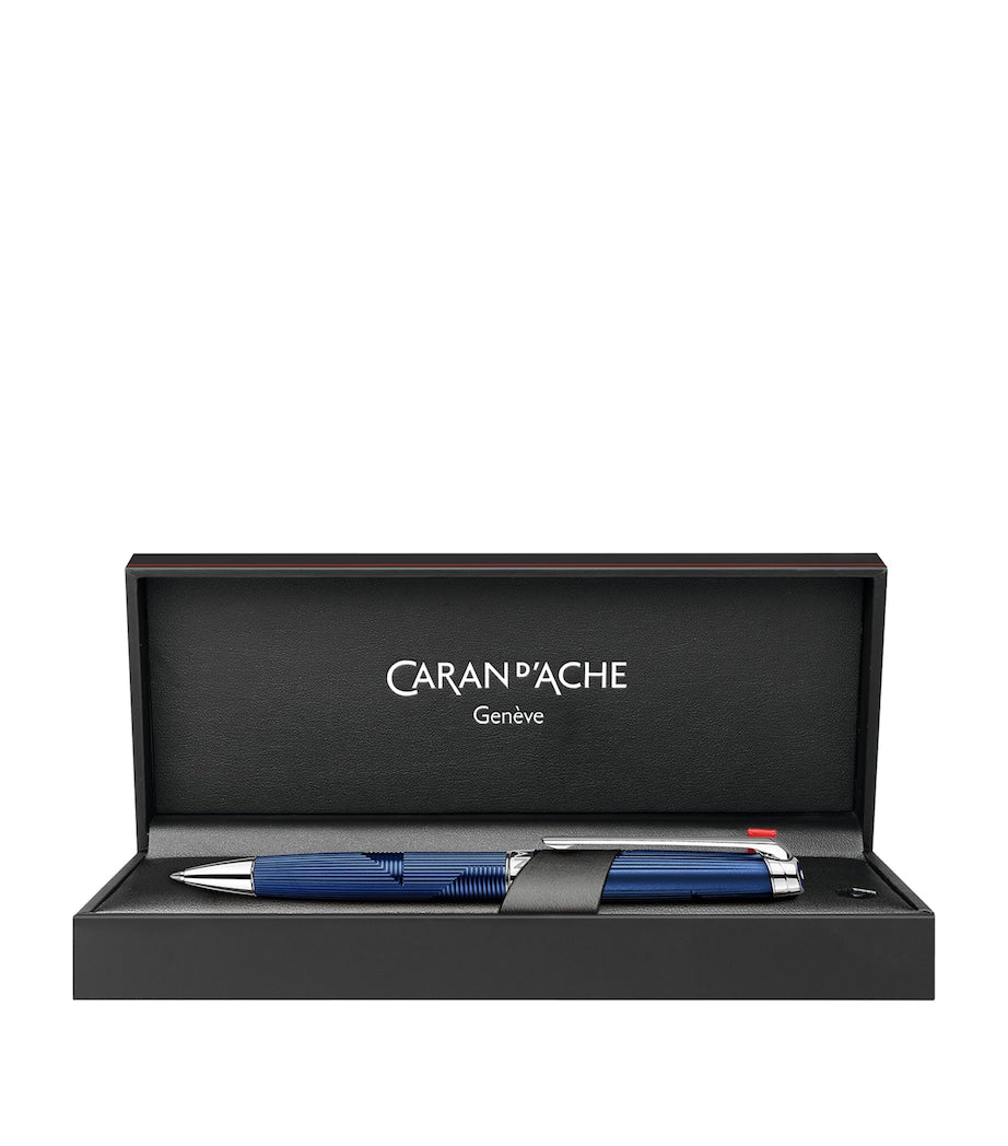 Caran d'Ache Léman Bleu Marin ballpoint pen - British product