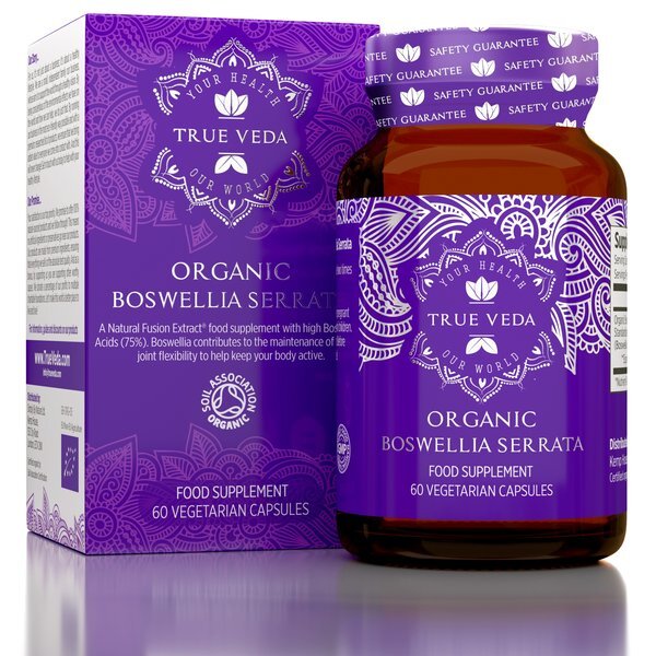 True Veda | Organic Boswellia 5:1 Extract| Vegan| 60 Caps
