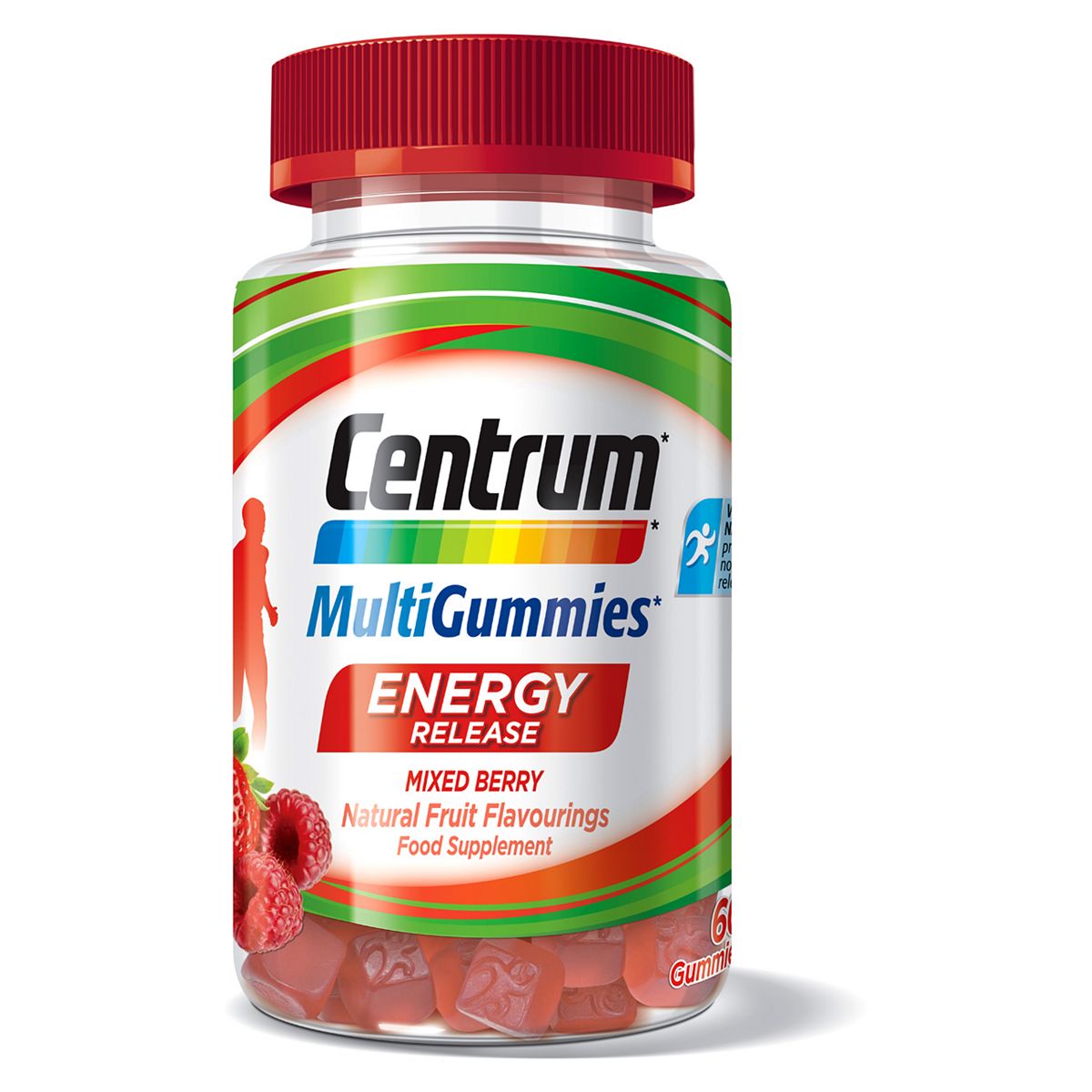 Centrum Multigummies Energy Release Mixed Berry, 60 Gummies General Health & Remedies Boots   