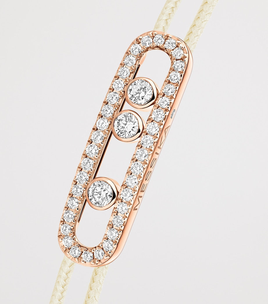 Messika rose gold diamond bracelet 0.26ct, imported from the UK