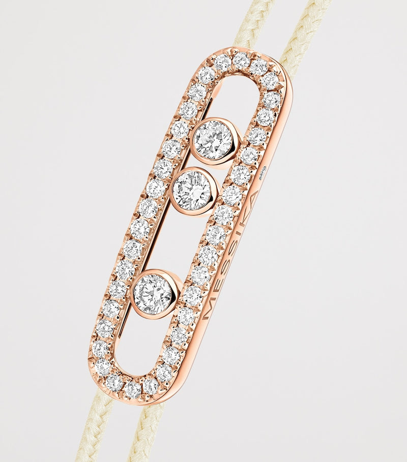 Messika rose gold diamond bracelet 0.26ct, imported from the UK