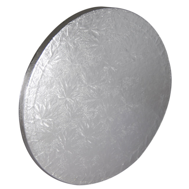 Silver Round Cake Drum 25cm