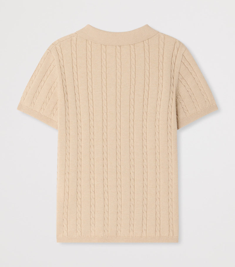 Bonpoint cotton-cashmere polo shirt 10-14 years - British product