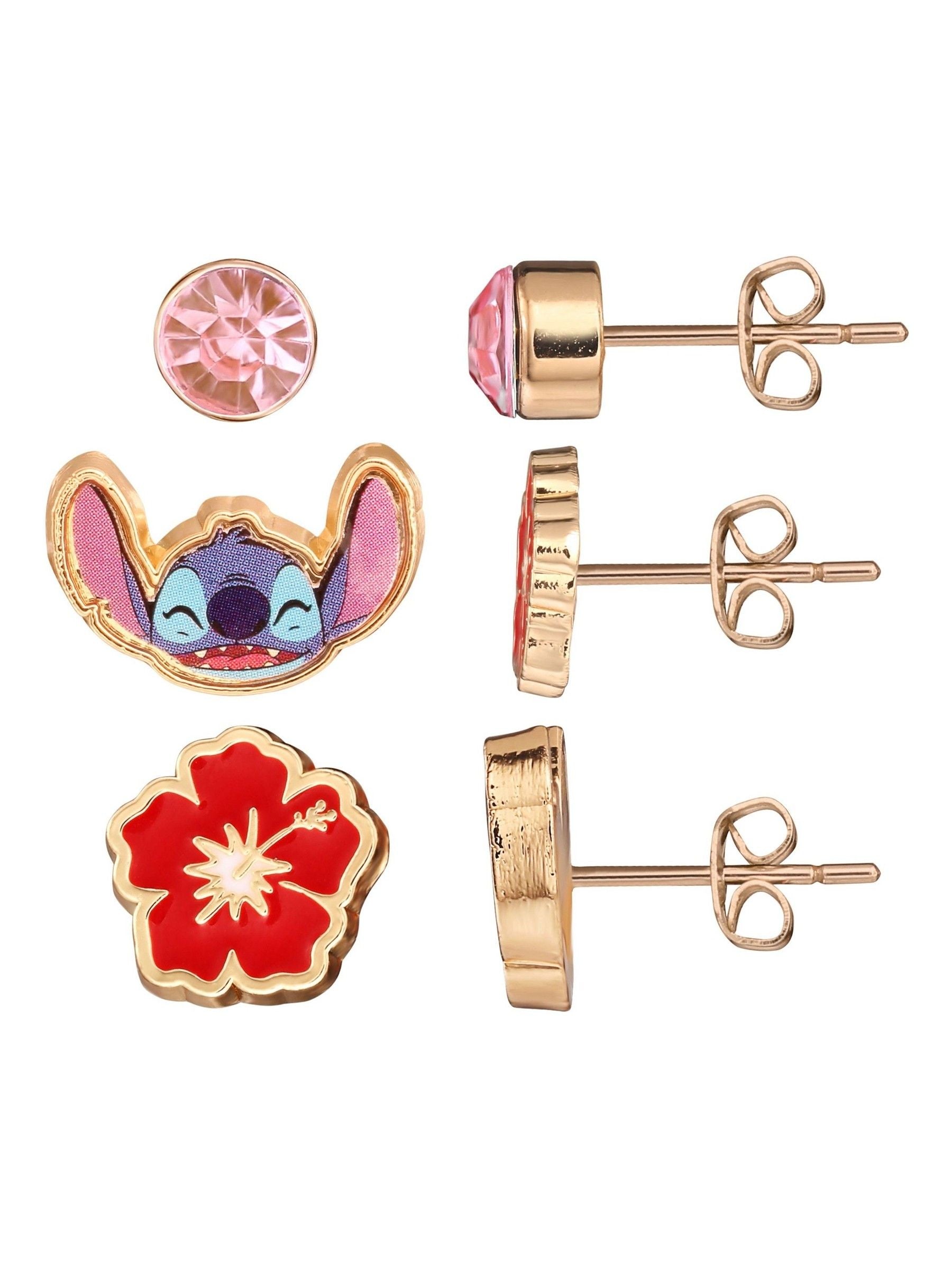 Peers Hardy Disney Lilo & Stitch enamel earring set, UK version